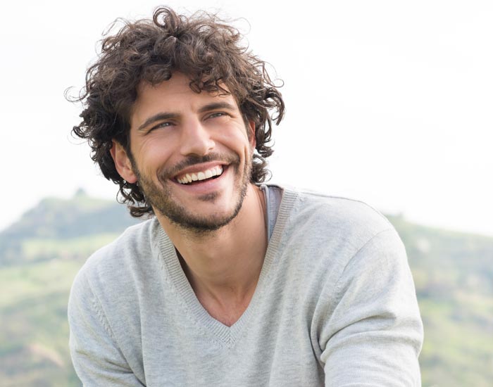 smiling young man